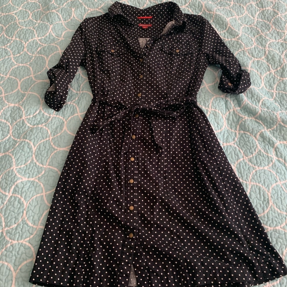 Black and White Polka Dot Dress